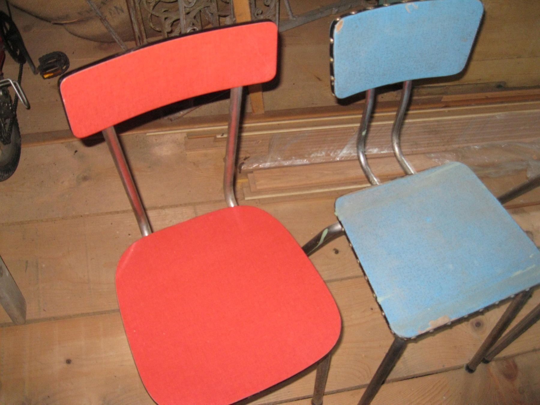 Chaises: 3 vintage möbel, antike Küchenstühle – D'occasion à Schleinikon par Laegern99 1