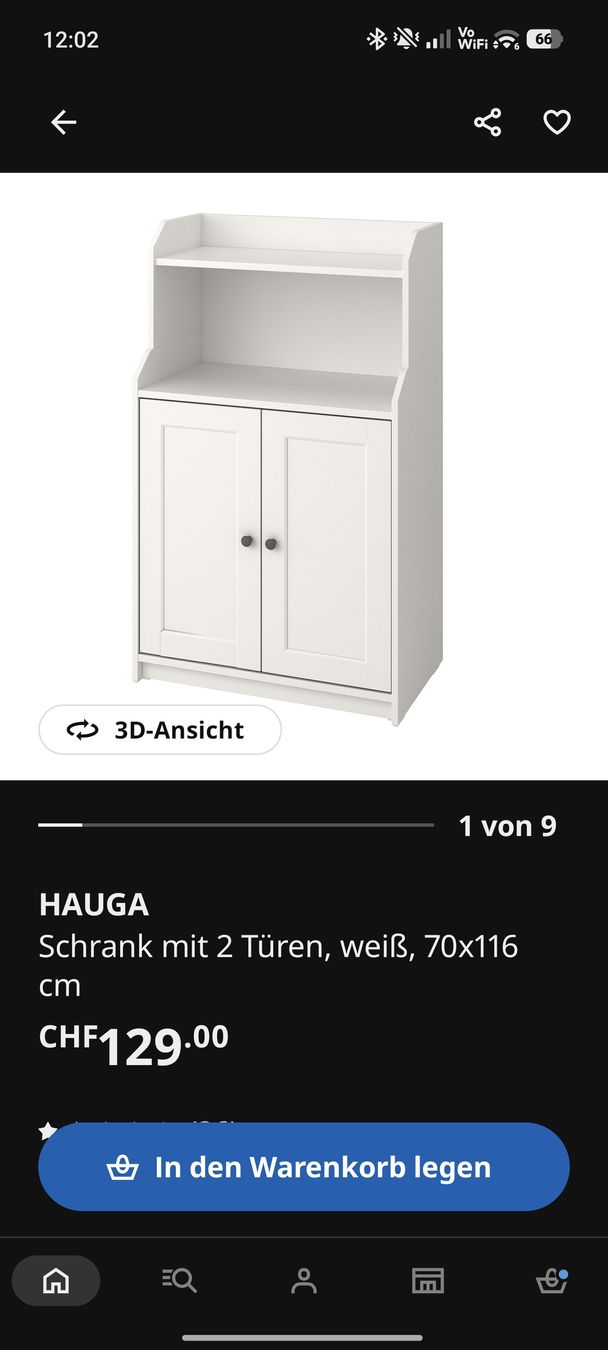 Ikea Cassettiere: Ikea Hauga Schrank Kommode – Usato da Leissigen venduto da Sneakerhead23 1