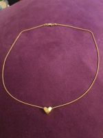 bijoux  collier en or 750 18k petit diament environ 6g