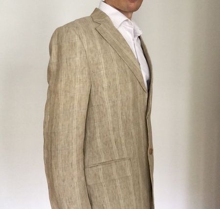 Herren Blazer aus reinem Leinen 100%