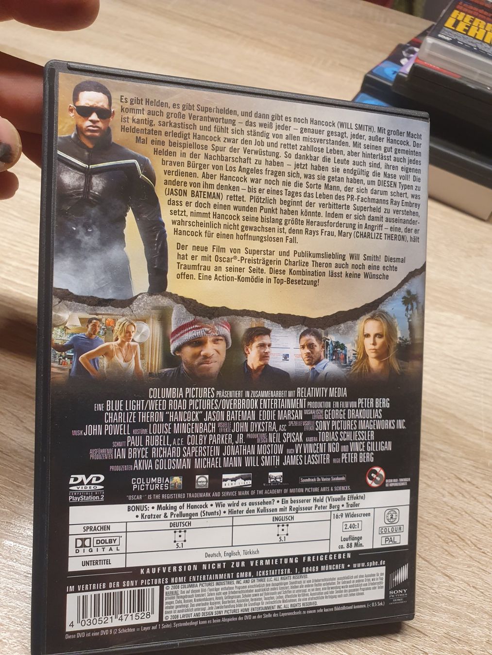 Tutti i DVDs: Hancock DVD Will Smith 12 – Usato da Zürich venduto da Alibaba1234 1