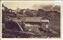 Salvan et Dent de Morcles - Mühle Wasserrad