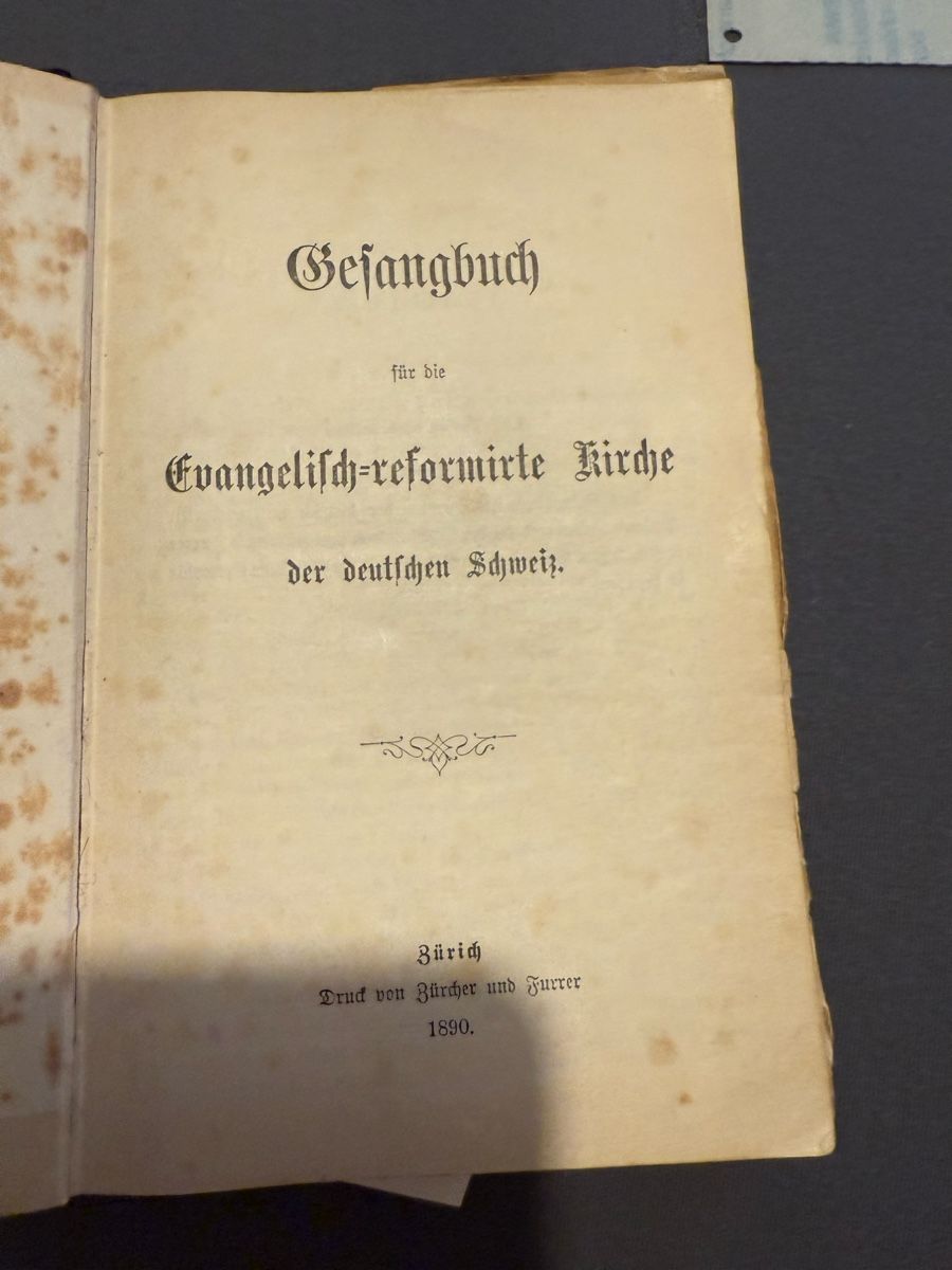 Libri: Evangelisches Gesangbuch 1890 – Usato da Embrach venduto da Tom1717 5