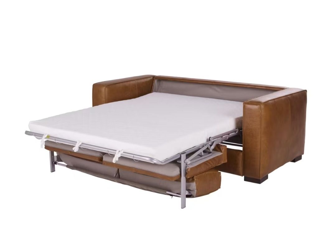 Maisons du monde Divani: Echtes Ledersofa im Clubstyle – Usato da Richterswil venduto da santacecilia 4