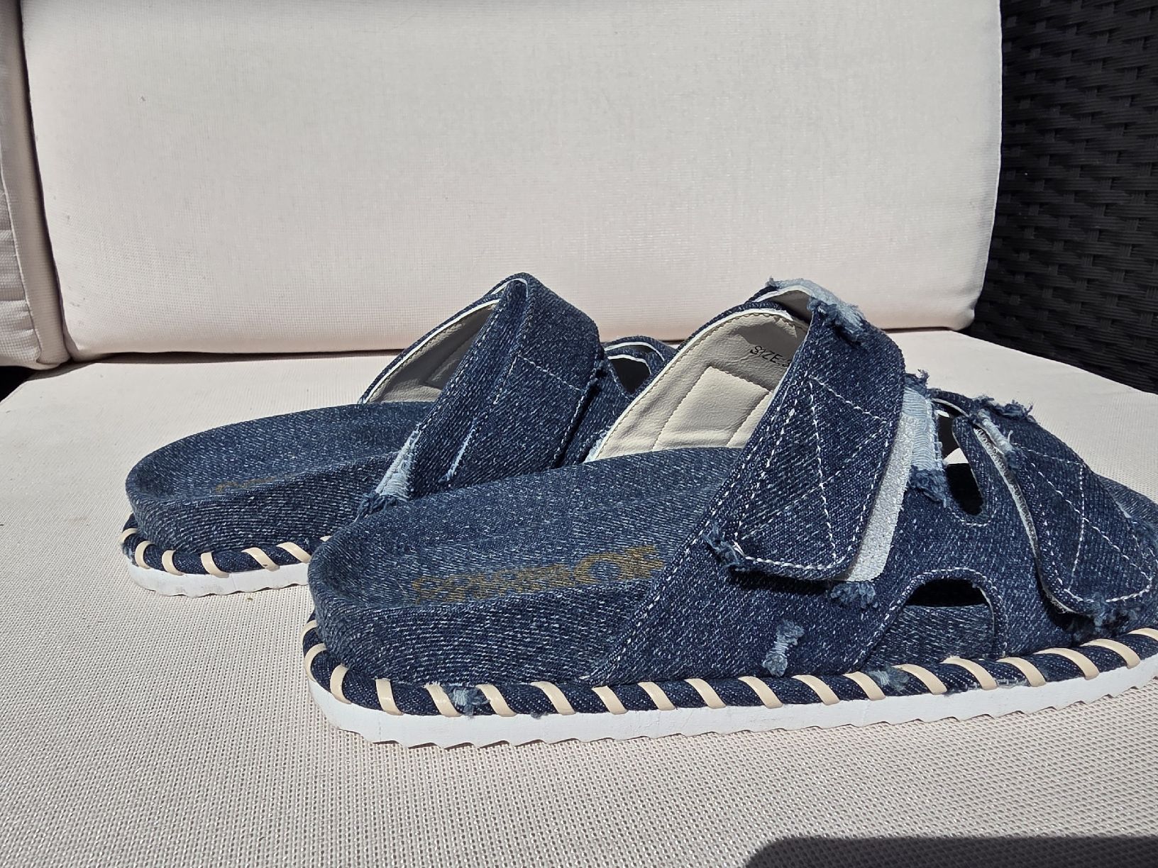 Damenschuhe:  Sandals Denim Blue Size 39 – Neu (gemäss Beschreibung) aus Brüttisellen von par_8zbj 1