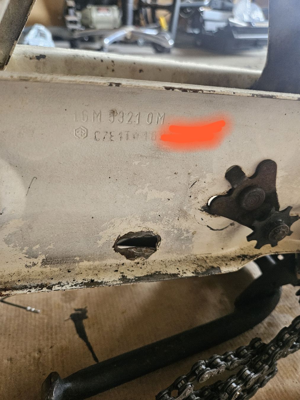 Piaggio Parti ricambio per ciclomotori: Paggio Ciao Rahmen – Difettoso da Buchs LU venduto da Roli2.0 6