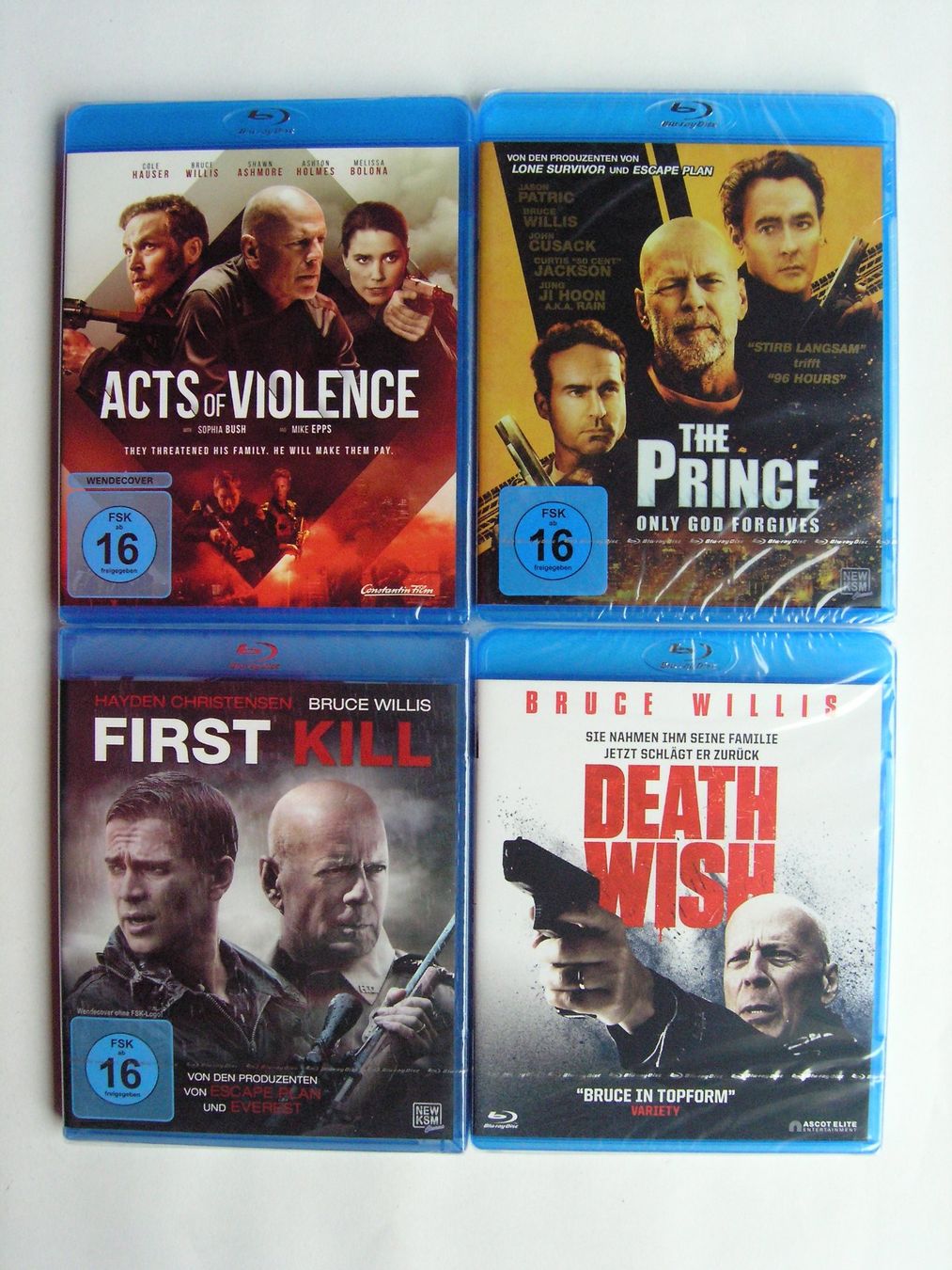 Tutti i DVDs: BRUCE WILLIS Bluray Collection NEU & OvP – Nuovo e nell'imballaggio originale da Zuzwil SG venduto da vette13
