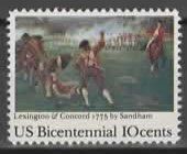 USA LEXINGTON, CONCORD 1775 by SANDHAM**  (10