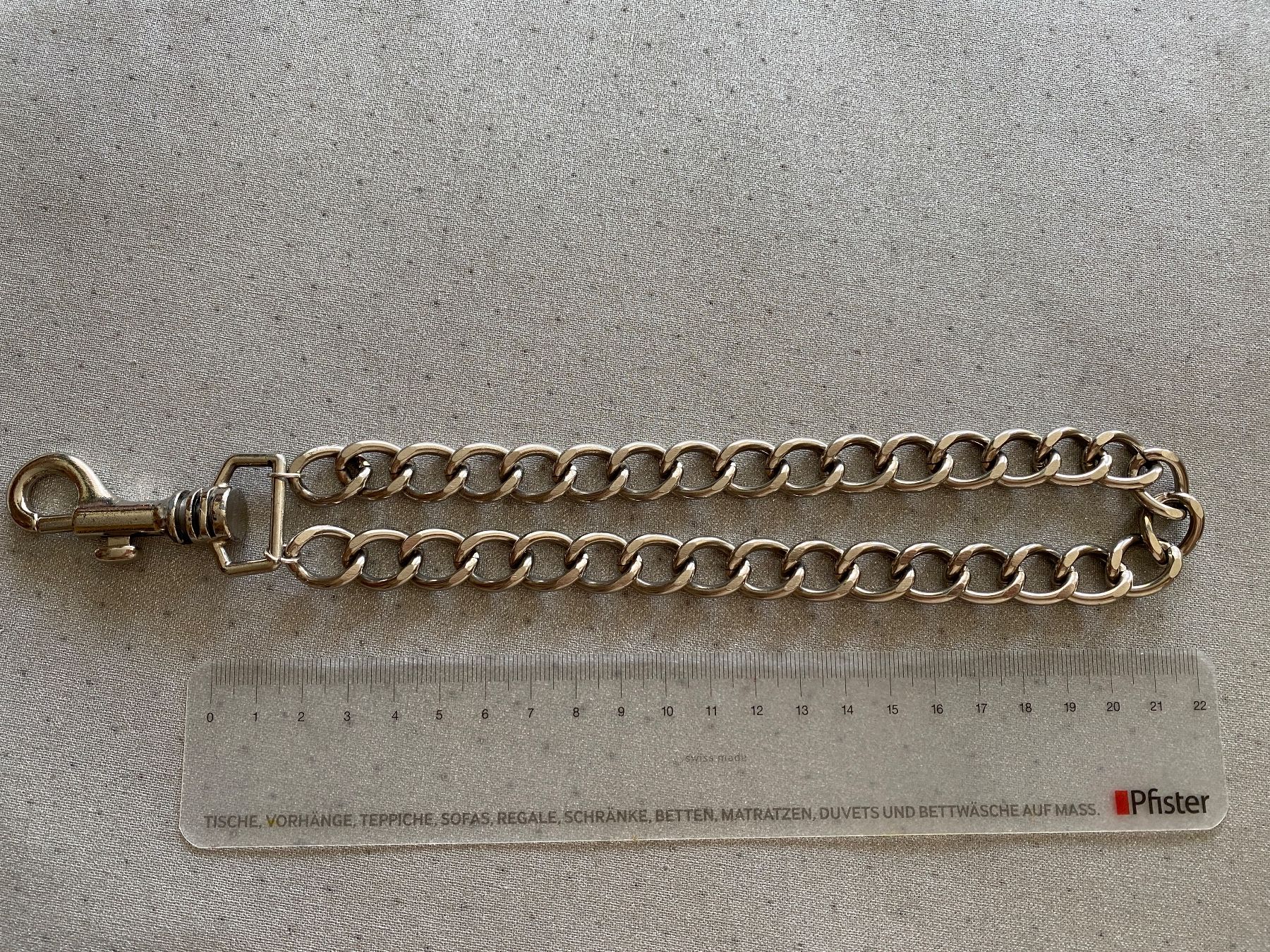 Colliers: Kette mit Karabiner massiv – D'occasion à Thalwil par gb_ea2000