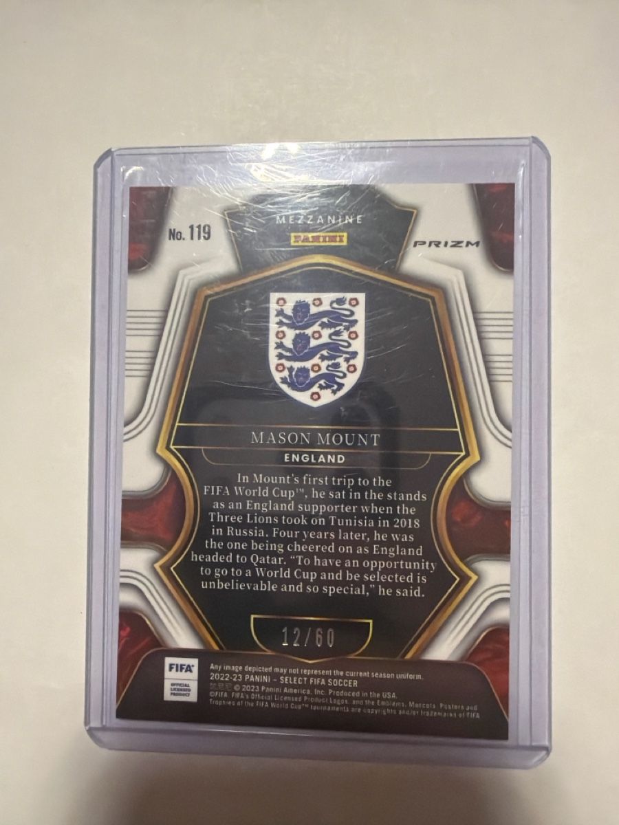 Panini Carte collezionabili: Mason Mount panini prizm  – Usato da S. Antonino venduto da Mc2495 1
