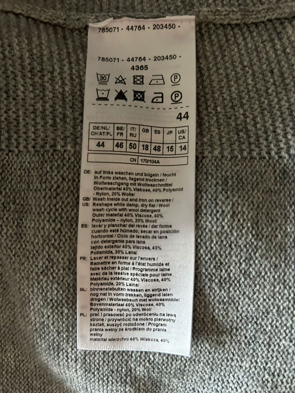 Gerry Weber Vestiti: Gerry Weber Kleid aus Strick Gr. 44 – Usato da Wädenswil venduto da coconut1289 2