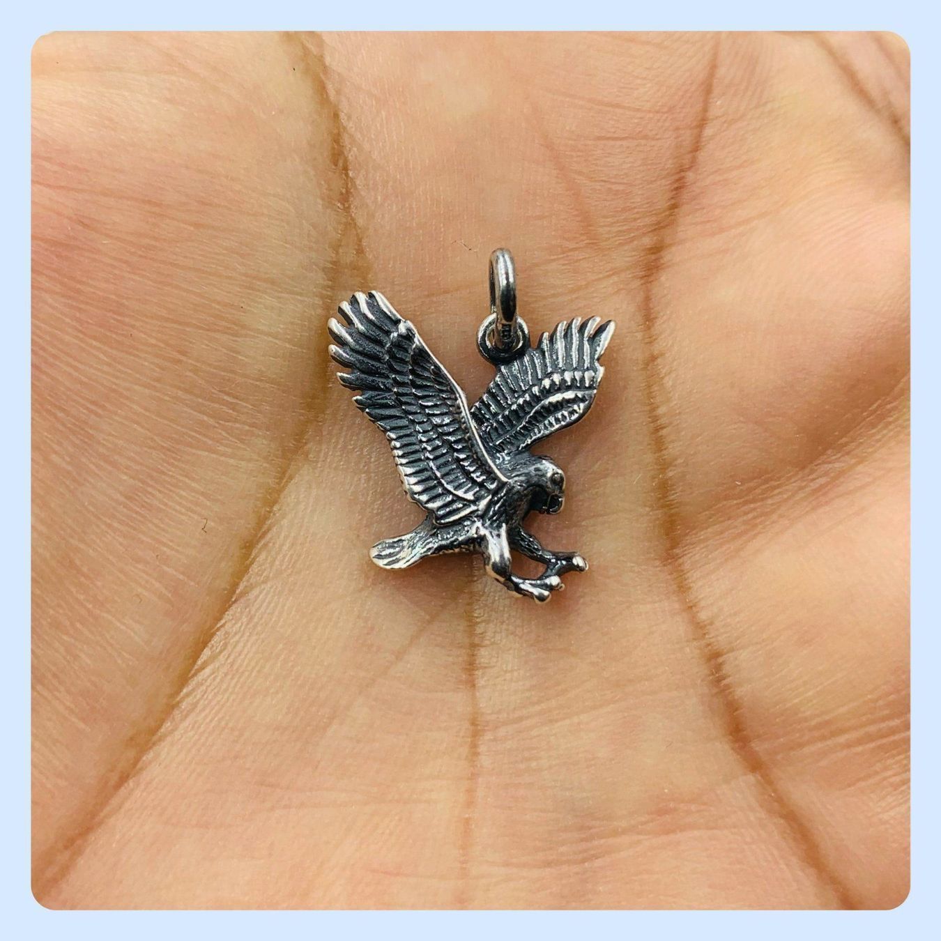Anhänger: Adler Anhänger, Adler Sterlingsilber – Neu und originalverpackt aus Zürich von Mevas_Silber 2