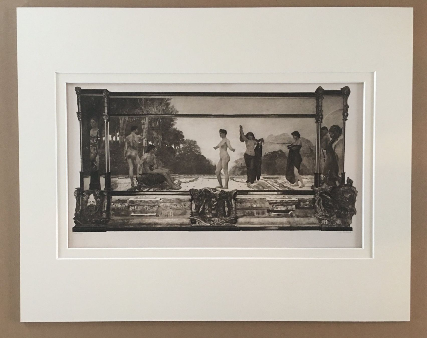 Grafica & Litografie: Max Klinger            "Das Urteil des Paris"  GRAVURE – Usato da Nennigkofen venduto da juhit 1