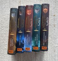 5 Bücher von Warrior Cats aus der Staffel 4.