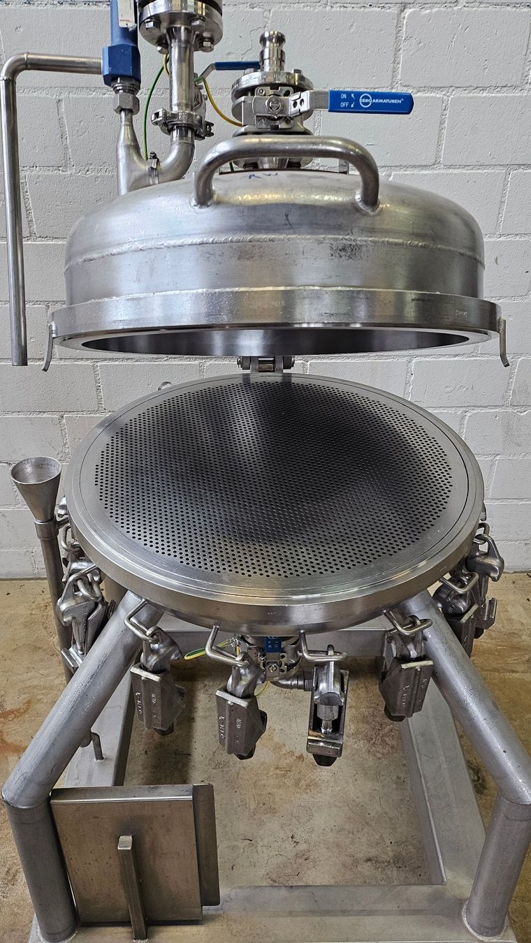 Sonstiges für Haushalt & Wohnen: 62 Liter Druckfilter Nutsche Linsenfilter Edelstahl 0.28 m2 – Gebraucht aus Breitenbach von Cycron_GmbH 2