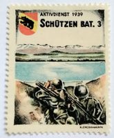 Soldatenmarke 2.WK, Schützen Batallion 3, Wi Inf 43