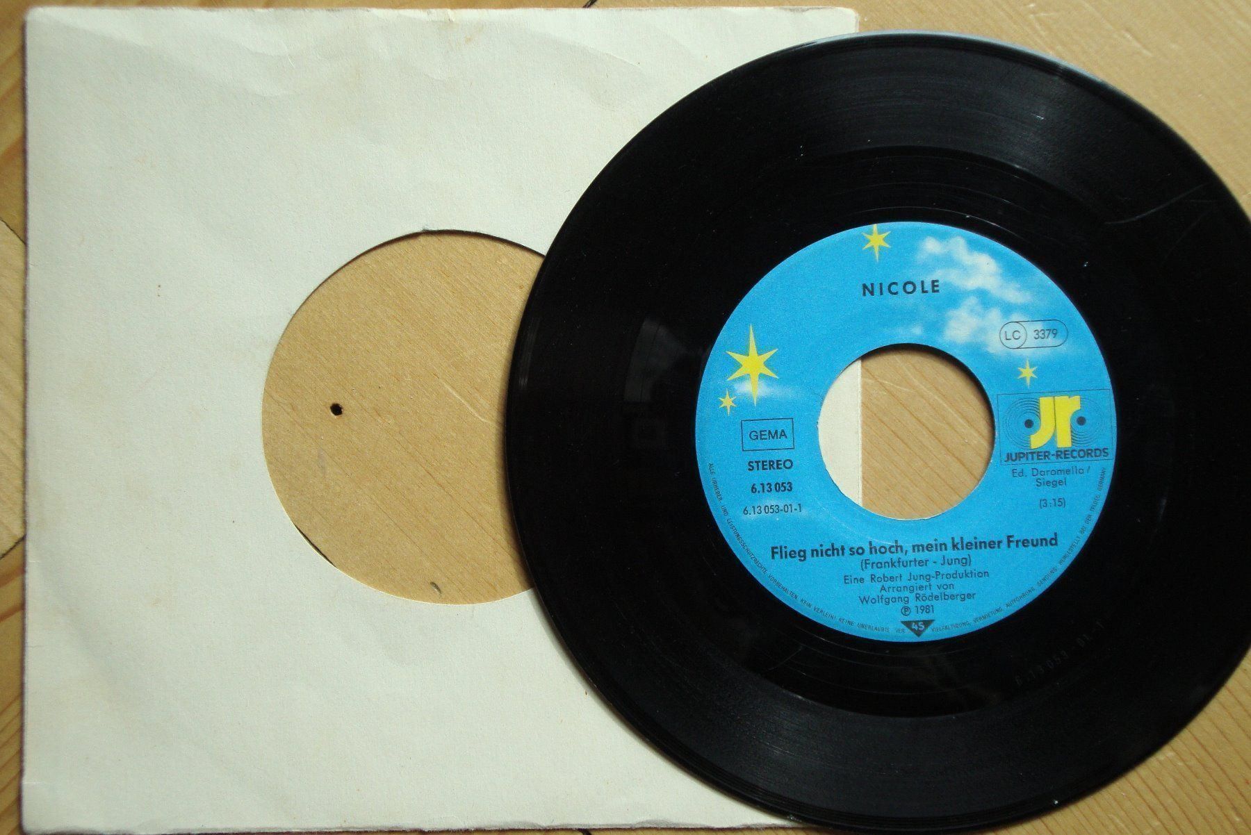 Schallplatten: NICOLE - DER LETZTE SCHMETTERLING – Gebraucht aus Bern von Uli_10_11