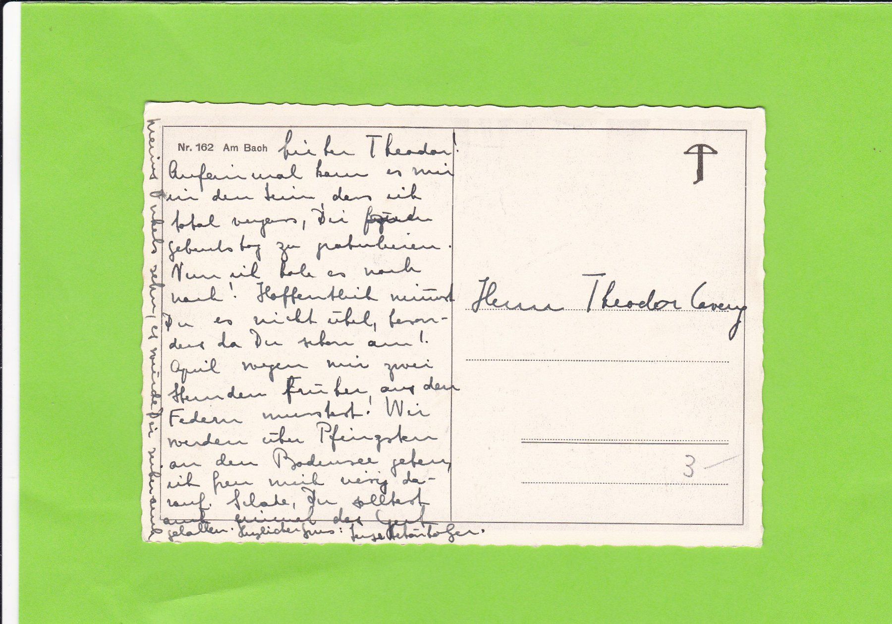 Cartoline postali: Am Bach – Usato da St. Peterzell venduto da neckertal 1