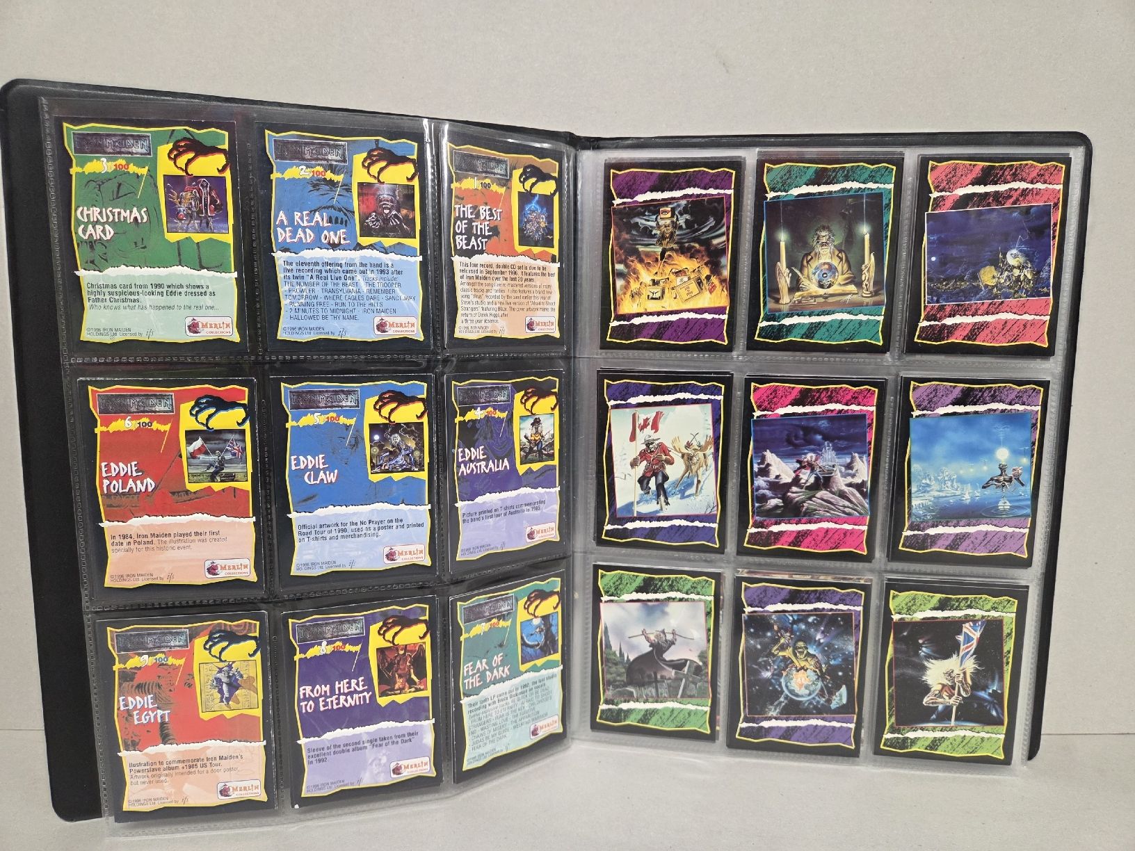 Karten: Iron maiden Stickers Merlin KOMPLETT – Gebraucht aus Rupperswil von kingoftwilight 2