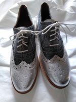 Damen Schnürschuhe, neuwertig, Grösse 39 .Leder, Varese.
