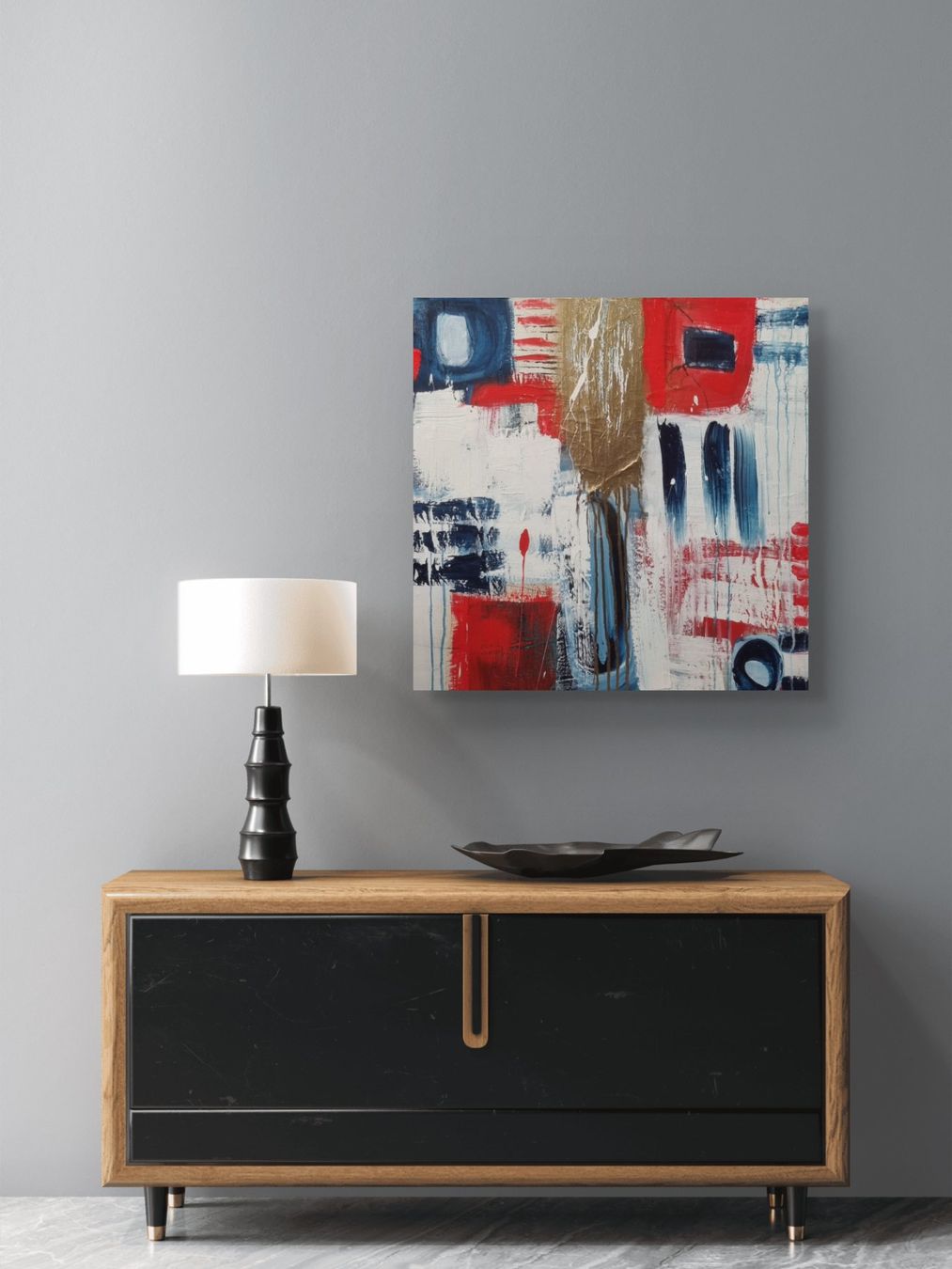 Dipinti: Originales abstraktes Gemälde 60x60cm – Nuovo (secondo la descrizione) da Urdorf venduto da Contra8 1