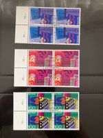 Schweiz 1994 Satz Buch und Presse 4er-Block 1.Tagsstempel