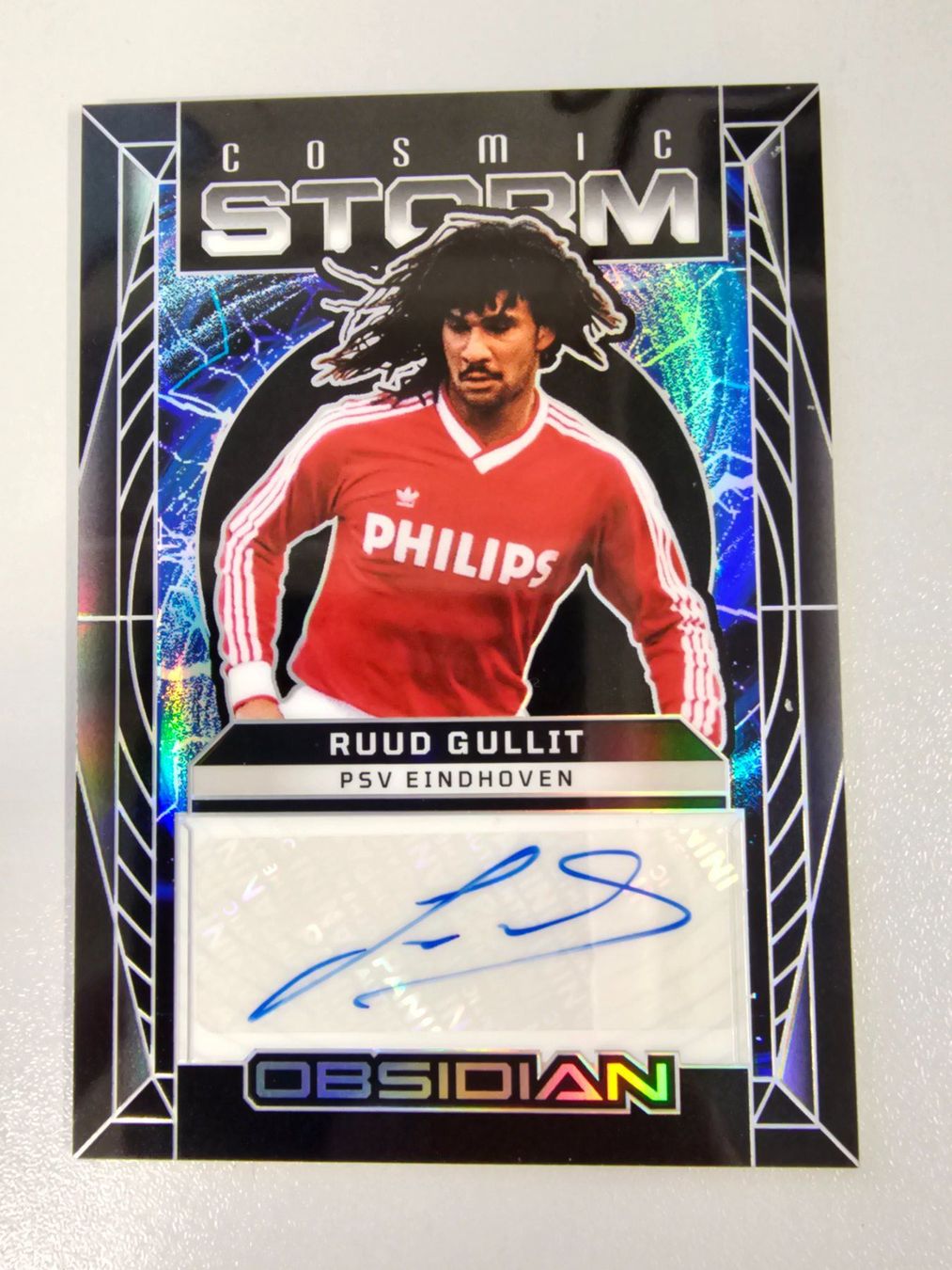 RUUD GULLIT 25-26 Panini Obsidian Cosmic Storm Auto /25 PSV (Gebraucht ...