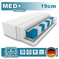 MED+ Größe: 180 x 200  19 cm H3 7 zonen