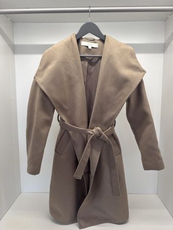 Cappotto Jacqueline de Yong beige con cintura taglia S