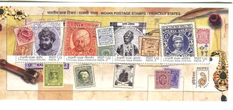 Tutti i francobolli: Block "Berühmte Briefmarken". Indien – Nuovo e nell'imballaggio originale da Basel venduto da Butsch5
