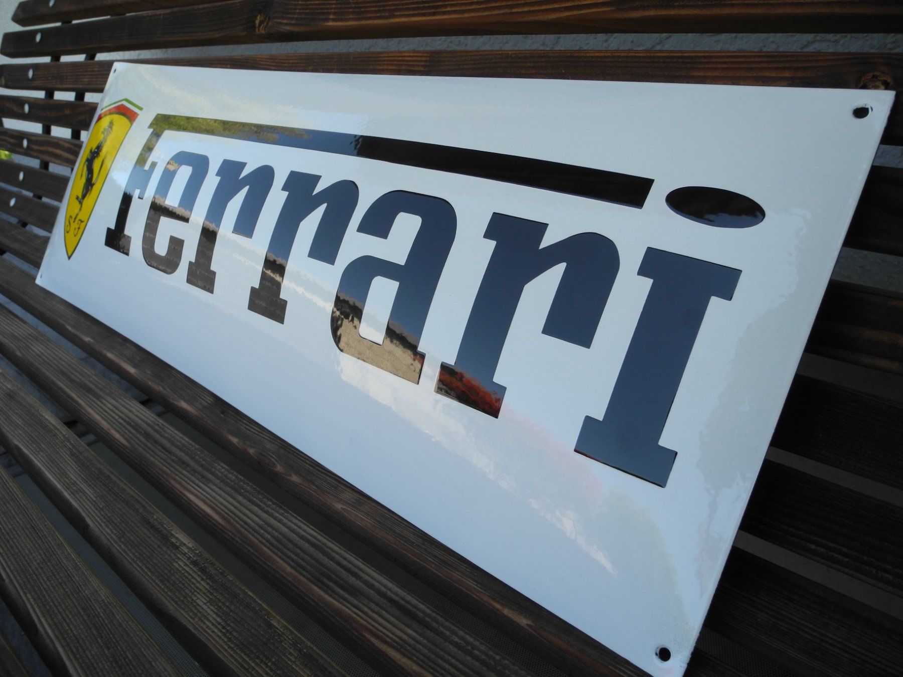 Ferrari Schilder: XXL FERRARI EMAILSCHILD – Neu (gemäss Beschreibung) aus Reinach AG von Huckleberrysix 2