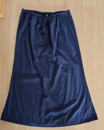 Langer Rock Dunkelblau Gr. XL