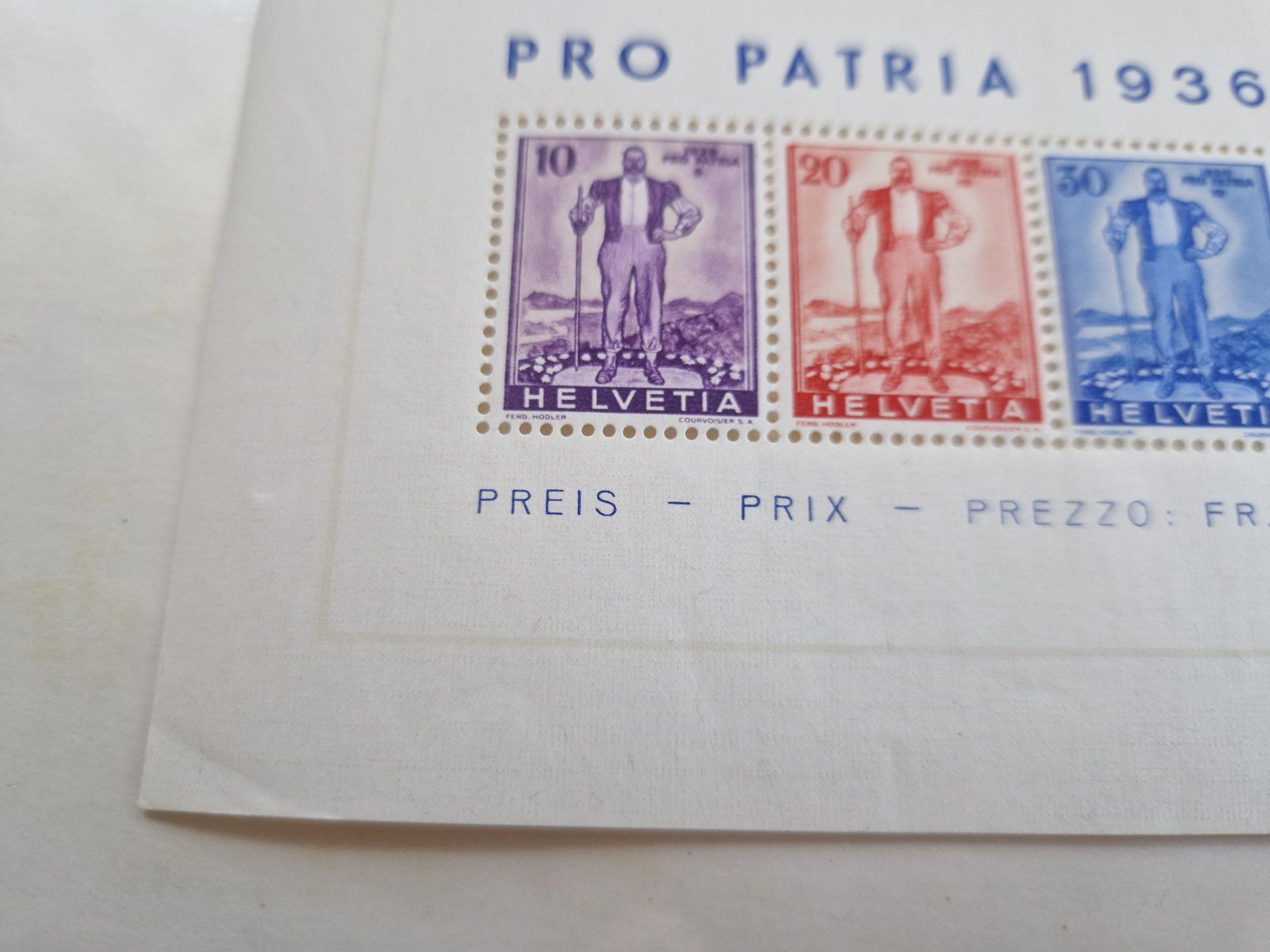 Alle Briefmarken: PP Blockbogen, postfrisch**, ab 1.- – Gebraucht aus Burgdorf von Glossy01 3