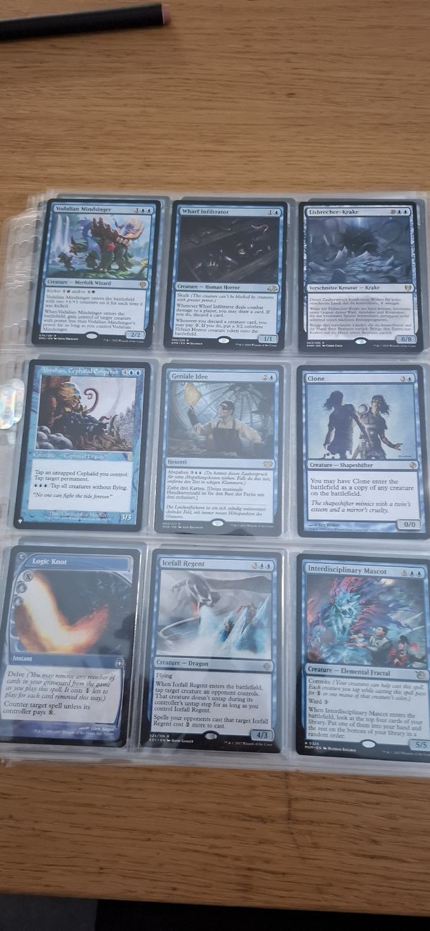 Magic The Gathering Carte collezionabili: Magic The Gathering: Blaue Karten Sammlung Rares  – Usato da Zürich venduto da rodney02 5