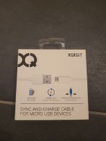 XQISIT USB Ladekabel Sync Kabel Micro USB 1m Neu OVP