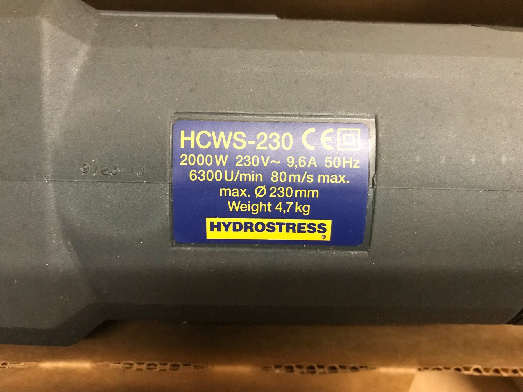 Alle Maschinen: Tyrolit HYDROSTRESS Winkelschleifer HCWS-230 – Neu (gemäss Beschreibung) aus Uster von wet_n2lk 2