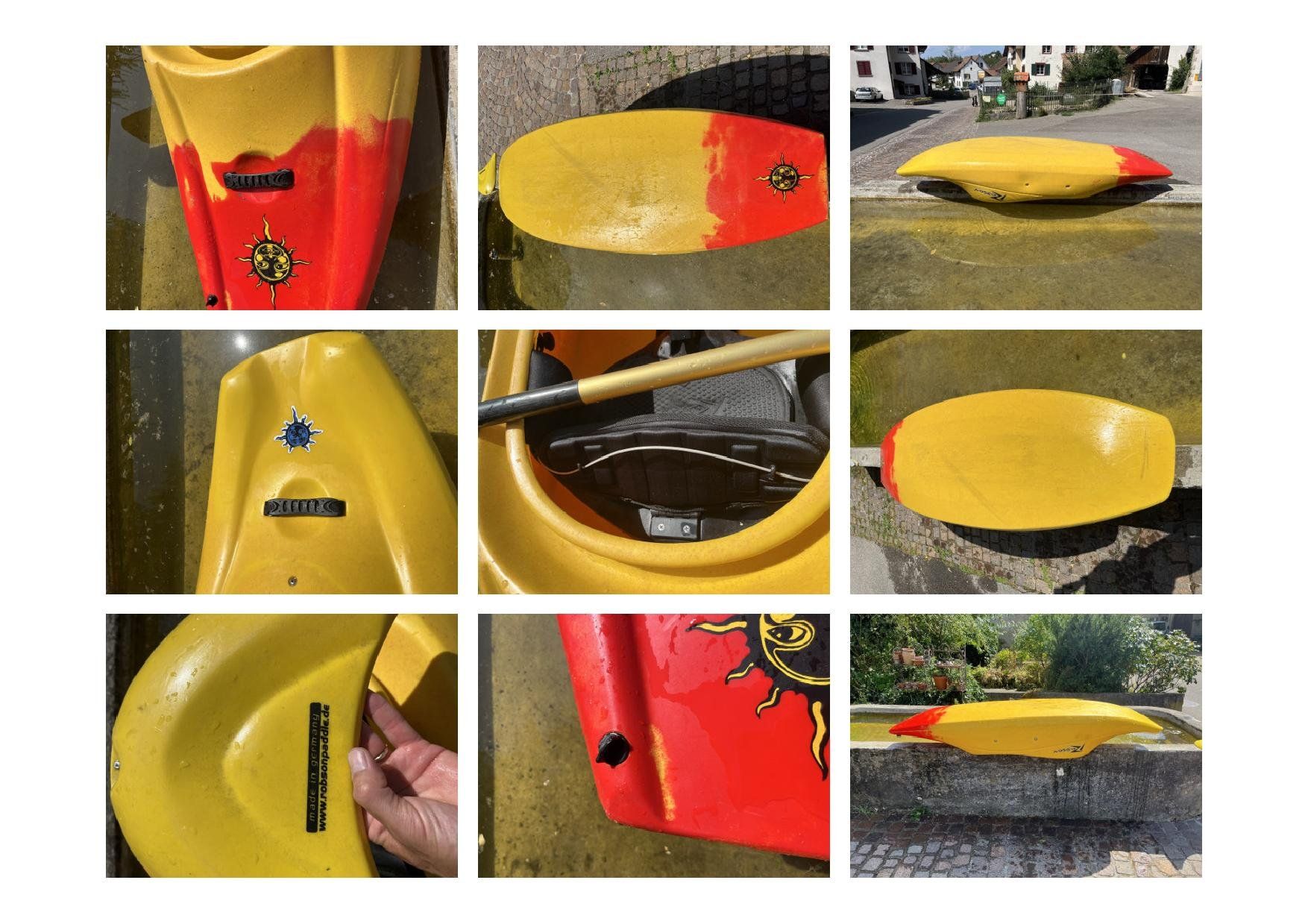 Boote: wendiges Fun- Kajak mit Paddel – Gebraucht aus Oltingen von cec_mk9x 9