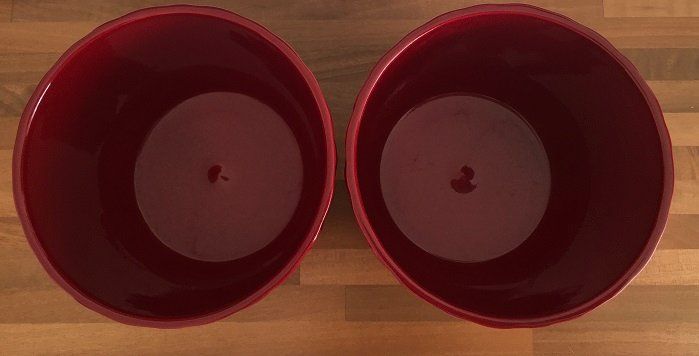 Blumentöpfe: Set: 2 Blumentopfe , H:13,5 cm, D: 14 cm – Gebraucht aus Mellingen von RigaOper 2