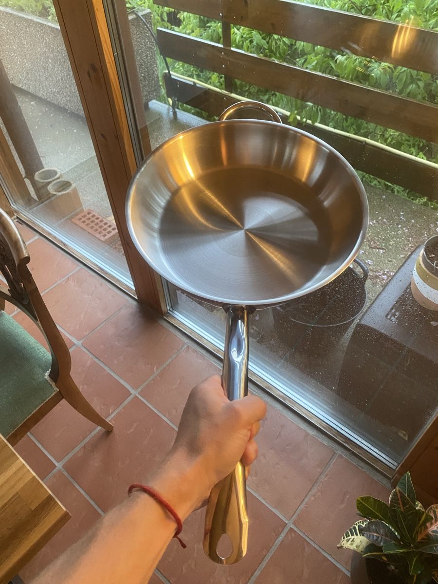 Padelle: Poêle en inox De Buyer – Nuovo e nell'imballaggio originale da Montherod venduto da wil_hyq5