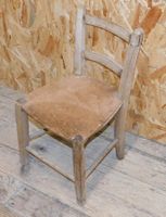 Holz Kinderstuhl antiker alter Holzkinder Stuhl  52 hoch