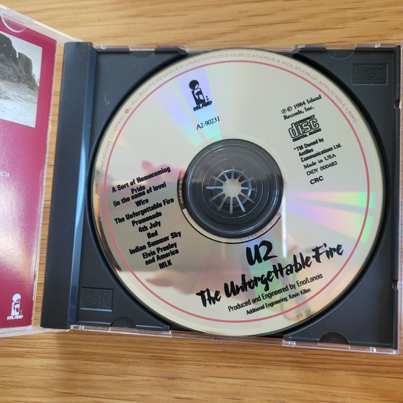 CDs: CD U2 The unforgettable fire – Gebraucht aus Biel/Bienne von Destockweb 1