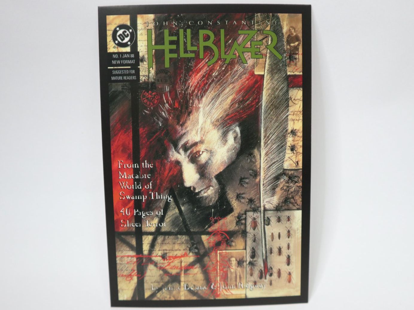 Ansichtskarten: AK DC Comics, Hellblazer, Postkarte Comic Cover 2010 – Neu (gemäss Beschreibung) aus Eschenbach SG von Astalavista