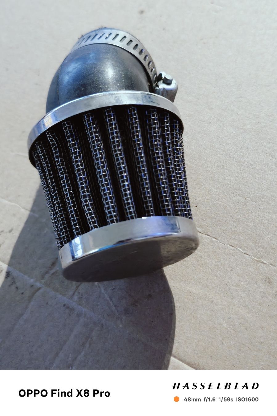 Tutti i ricambio per moto: Universal Luftfilter Chrom – Usato da Rieden AG venduto da Keller54 7