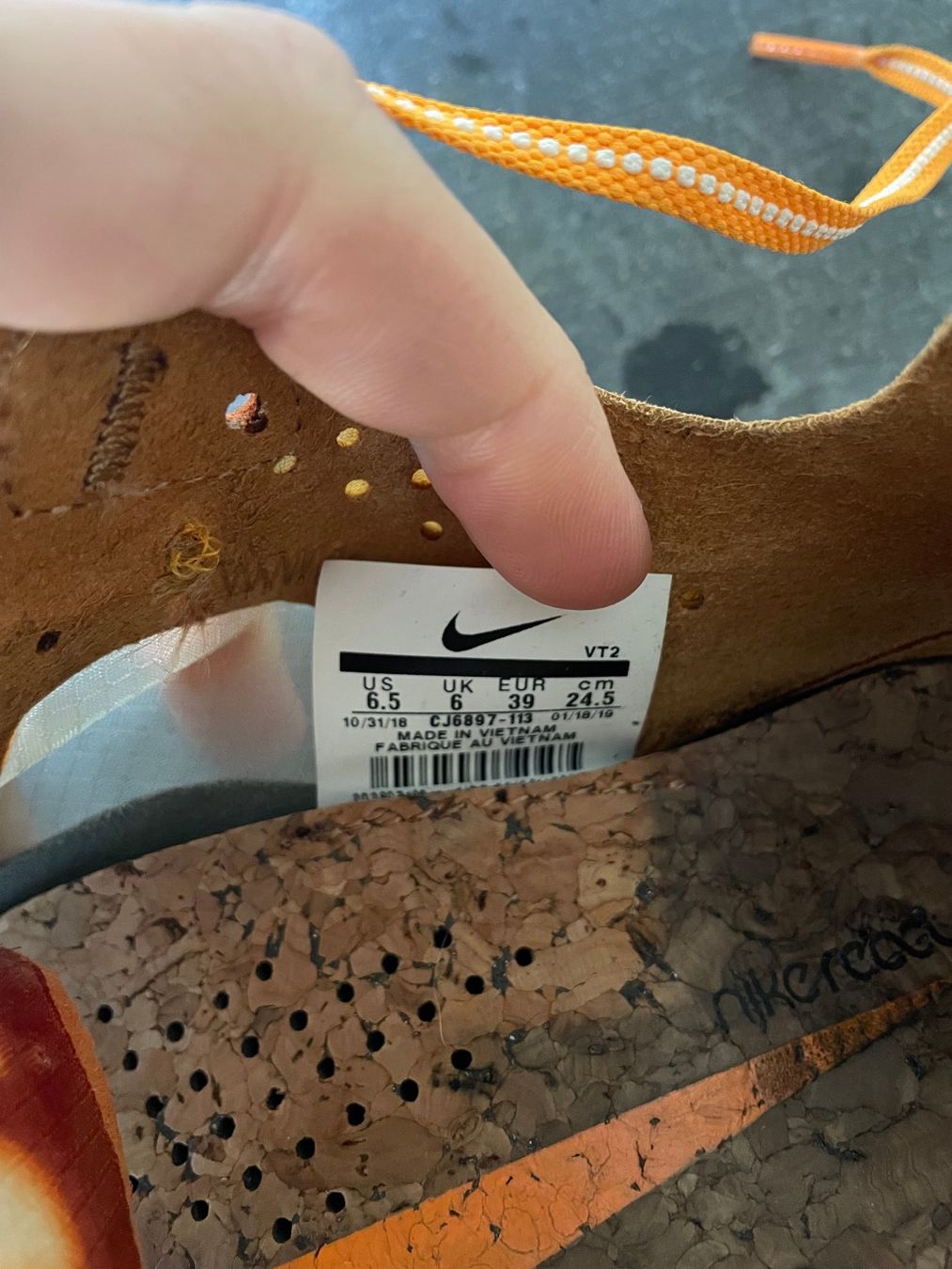 Nike Scarpe da uomo: Nike React Element 87 Orange Peel T.39 – Usato da Riex venduto da Liatchi 3