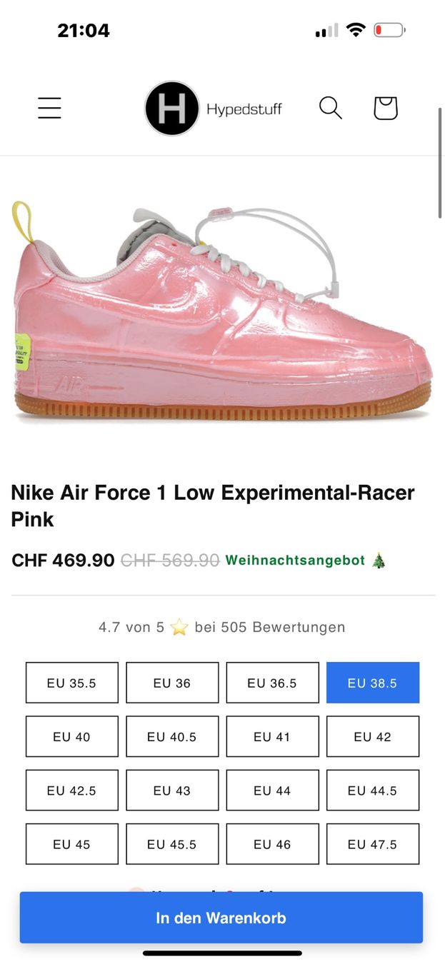 Nike Scarpe da uomo: Nike Air Force 1 Low Experimental Racer Pink 39 – Nuovo (secondo la descrizione) da Dübendorf venduto da Nora_Nita 4