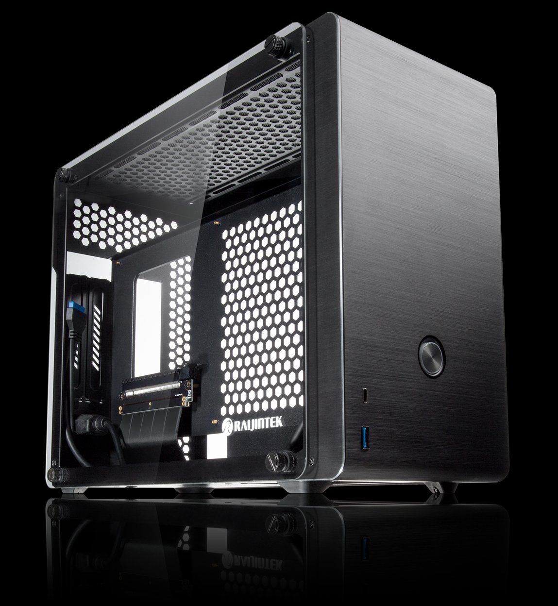 Gehäuse: Raijintek Ophion EVO - Mini-ITX - PC Gehäuse - USB-C USB 3 – Gebraucht aus Wald AR von Paul- 8