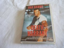 VHS 80s Erstausgabe - Death Warrant - Van Damme - Thriller