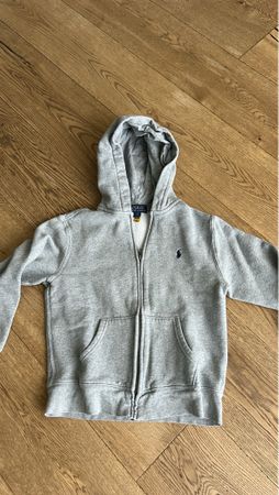Gr M  Polo Ralph Lauren Kapuzenjacke grau gebraucht