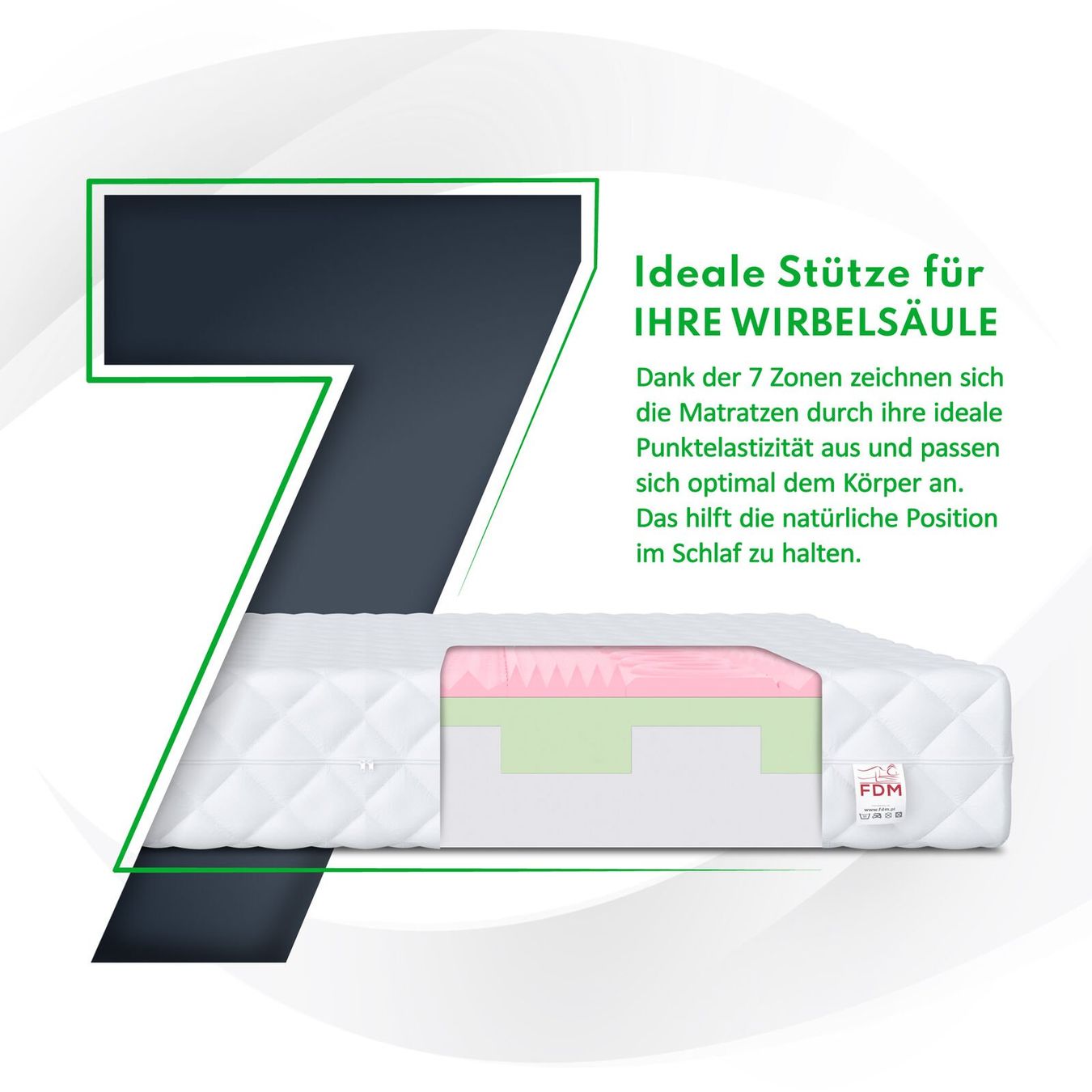 Materassi: Matratze 80x200 TAURUS - H2/H3 - 16cm – Nuovo e nell'imballaggio originale da Wallenwil venduto da toesstal-vertrieb 3