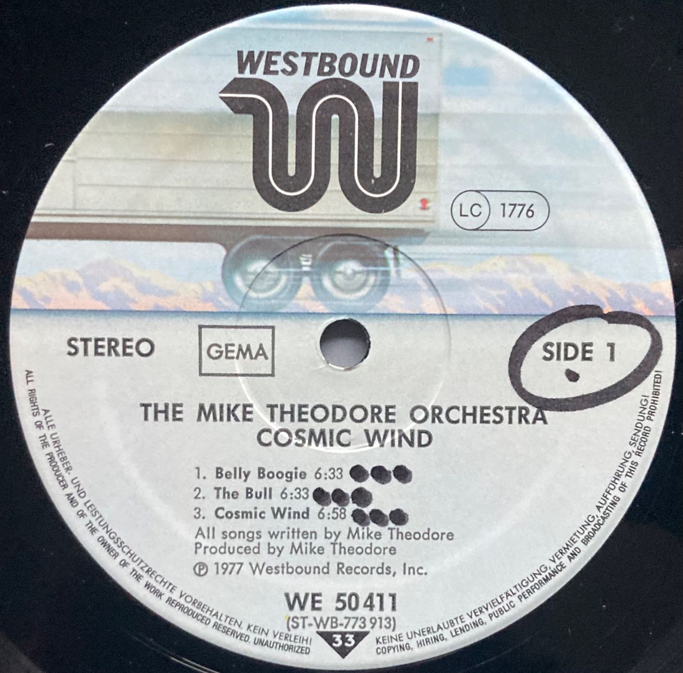 Dischi in vinile: THE MIKE THEODORE ORCHESTRA - COSMIC WIND – Usato da Poliez-Pittet venduto da Newtown-Records 2